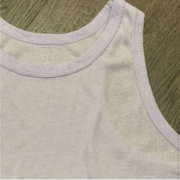 DANSKIN Ribbed Tank Top Women’s Medium Lavender. - Picture 4 of 10